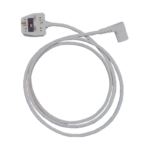 Lead-white H05 With Angled IEC plug & 3 Pin Plug