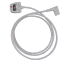 Lead-white H05 With Angled IEC plug & 3 Pin Plug