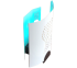 Fly-Shield Solo 2 in white with a standard lamp.
